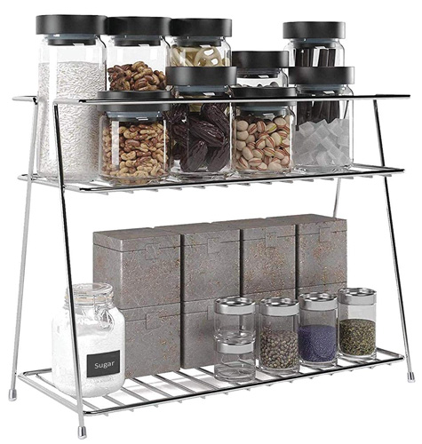 CR18 COLLECTION Stainless Steel Kitchen Rack, Kitchen Organizer and Space Saver